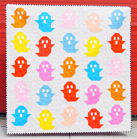 Everett's Ghost Quilt + How to use 2.5" strips and FQs with this pattern