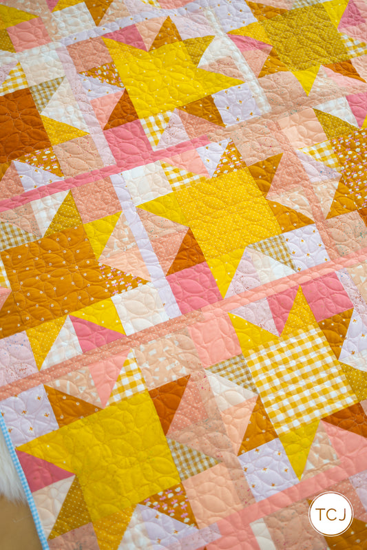 Star Adventure Quilt - Sunflower