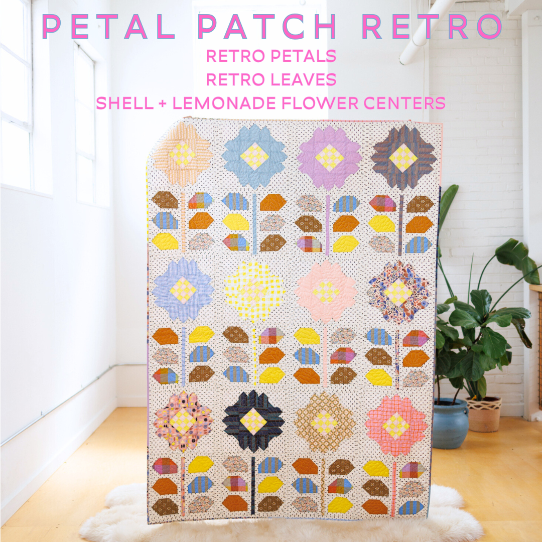 Retro Petals - 12 piece FQ Bundle