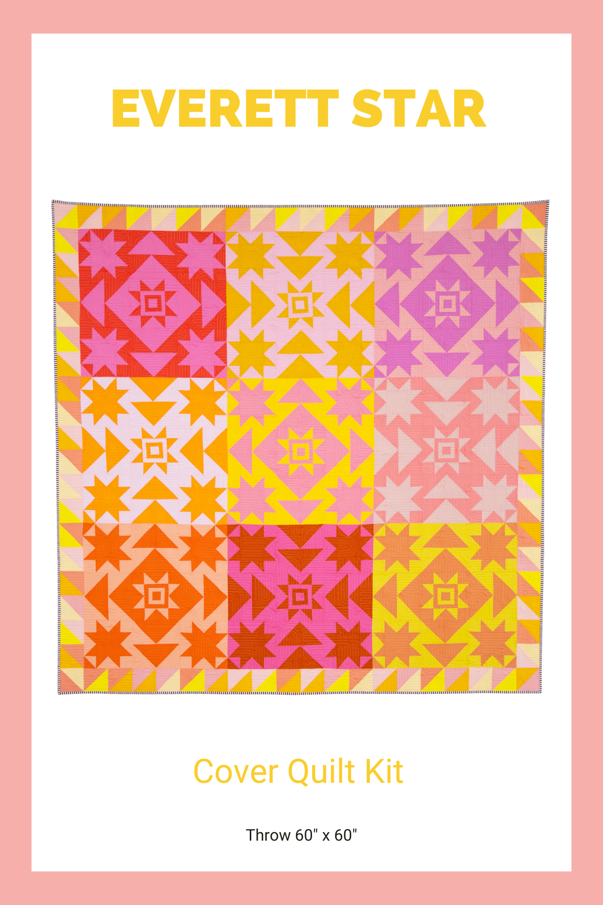 Everett Star Quilt Kit - Cover