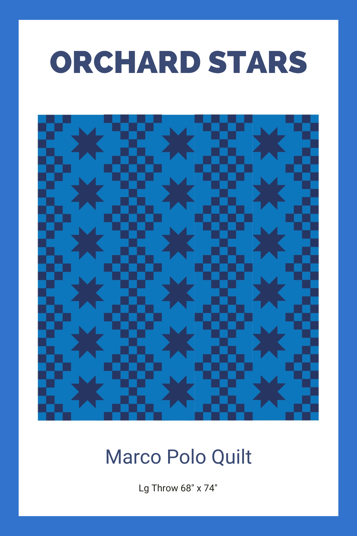 Orchard Stars Quilt Kit - Marco Polo