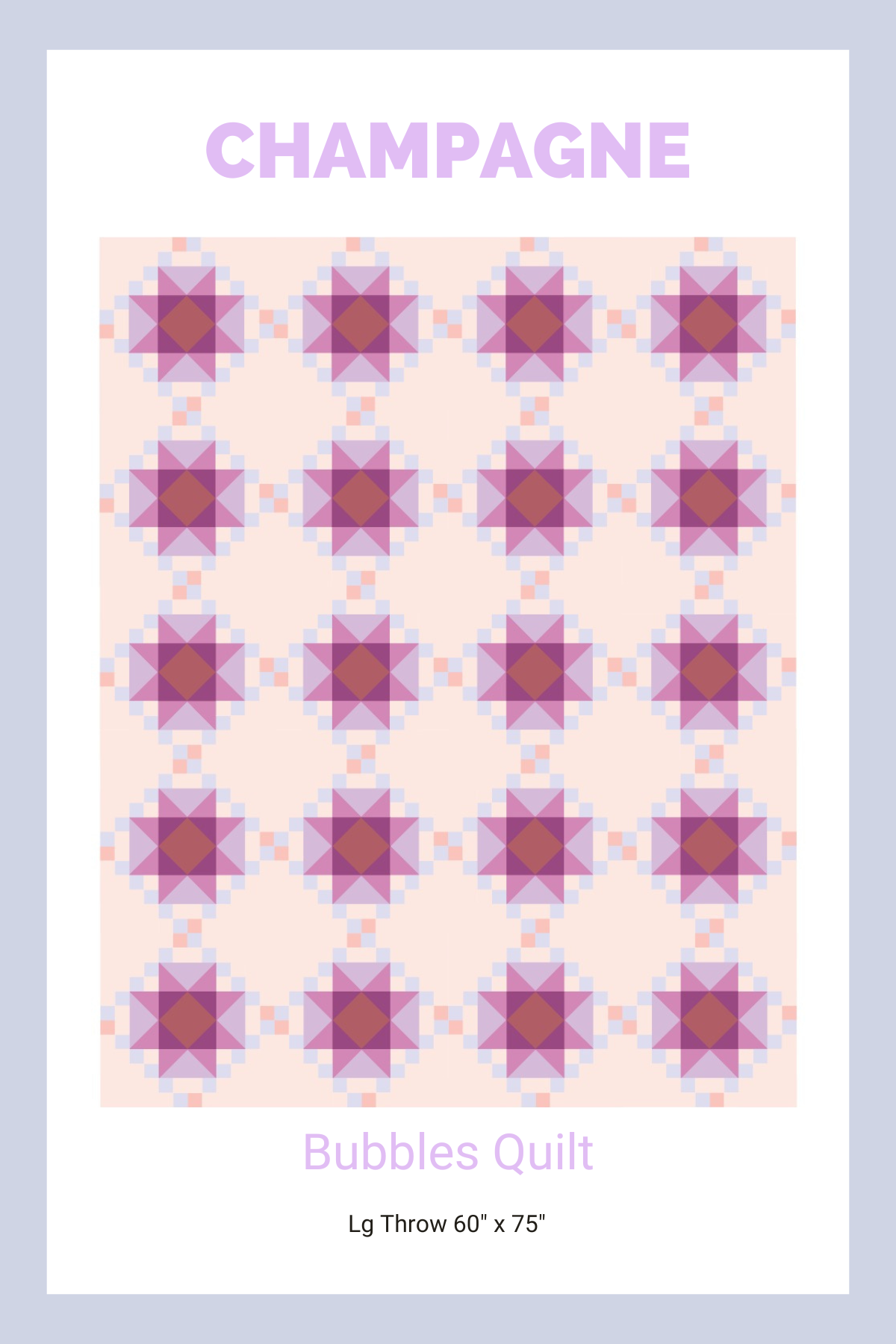 Champagne Quilt Kit - Bubbles