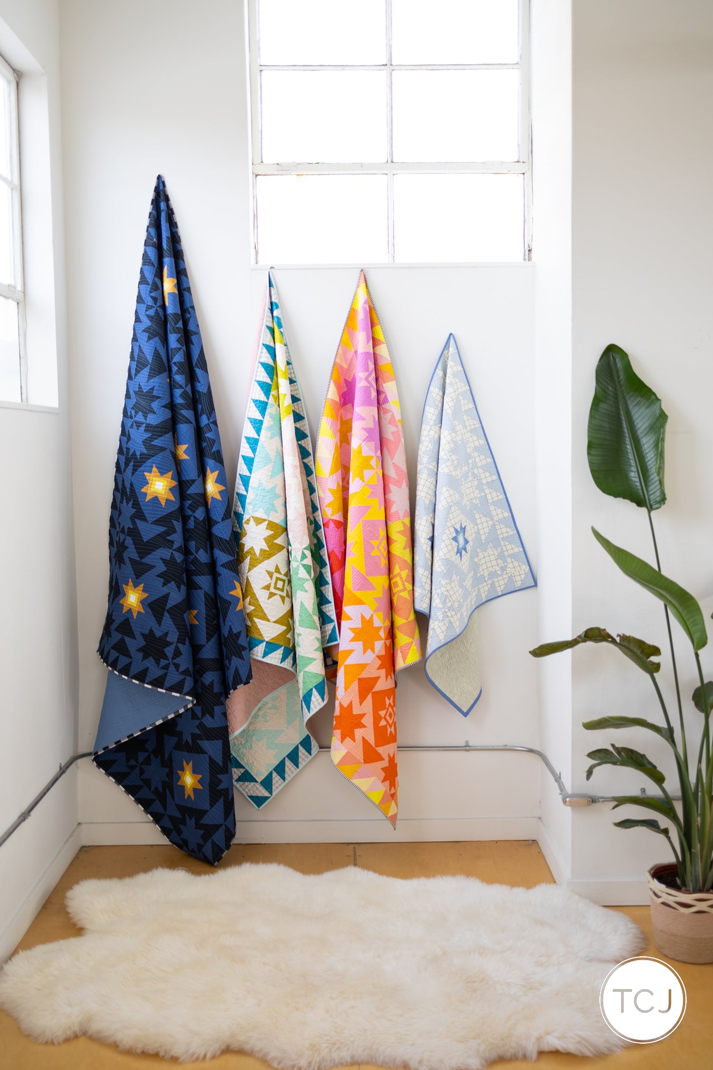 Everett Star Quilt Pattern - Printed