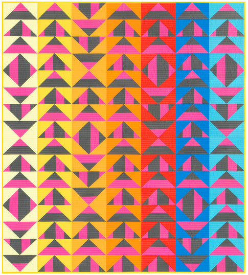 Jawbreaker Quilt - New Kona Colors