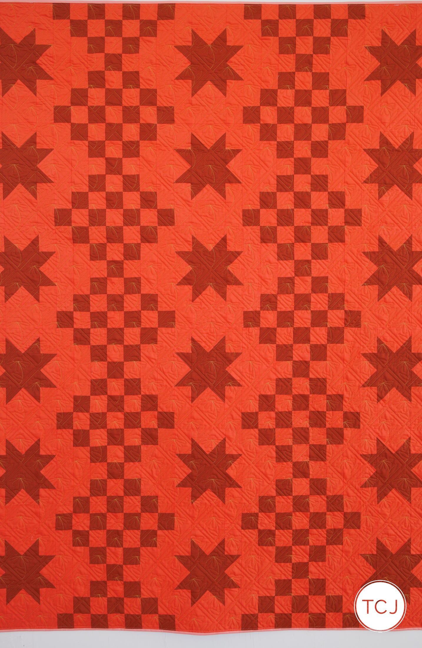 Orchard Stars Quilt - Satsuma