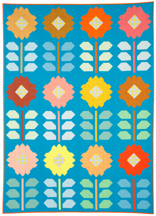 Petal Patch Quilt Pattern - PDF