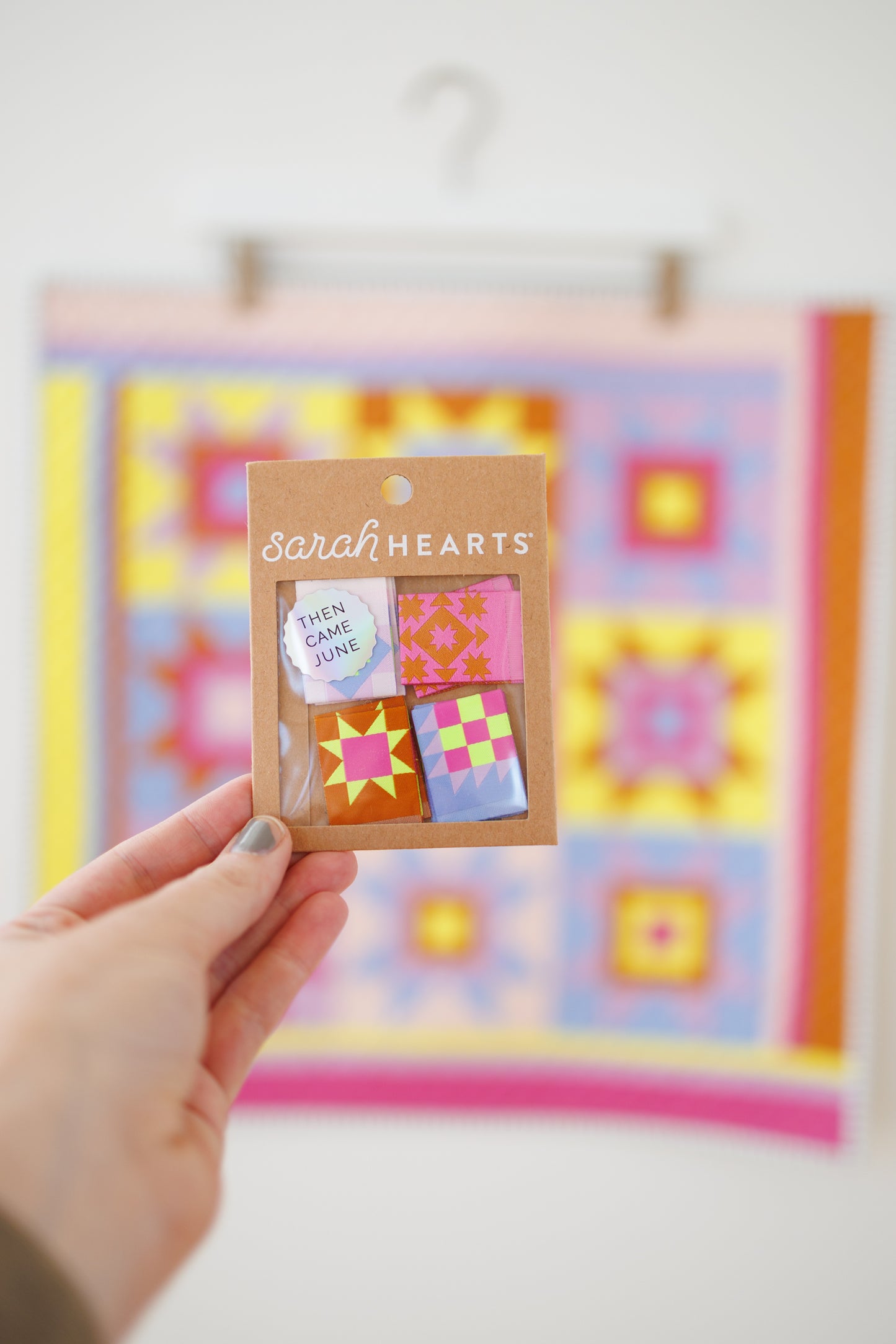 TCJ x Sarah Hearts Quilt Block Labels