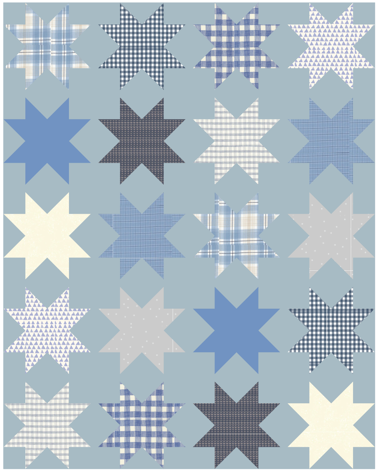Fall Adventure Ice - 10 piece FQ Bundle