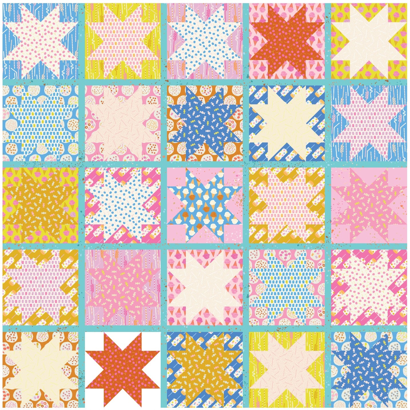 Sugar Cone - 24 Piece FQ Bundle
