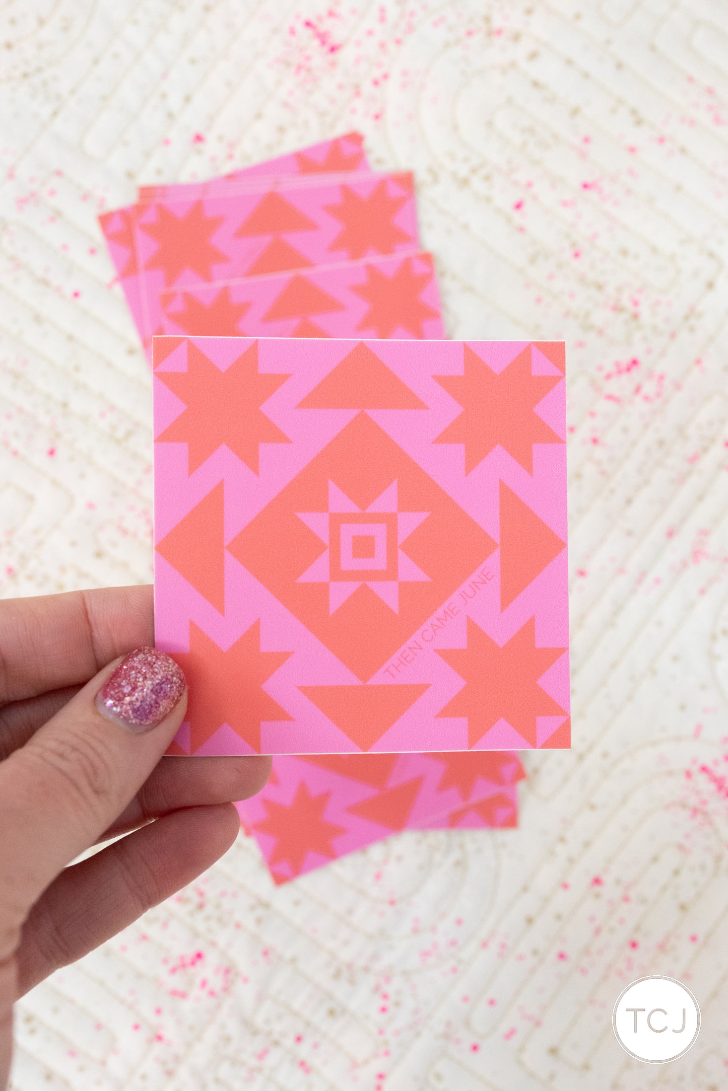 Everett Star Block Sticker