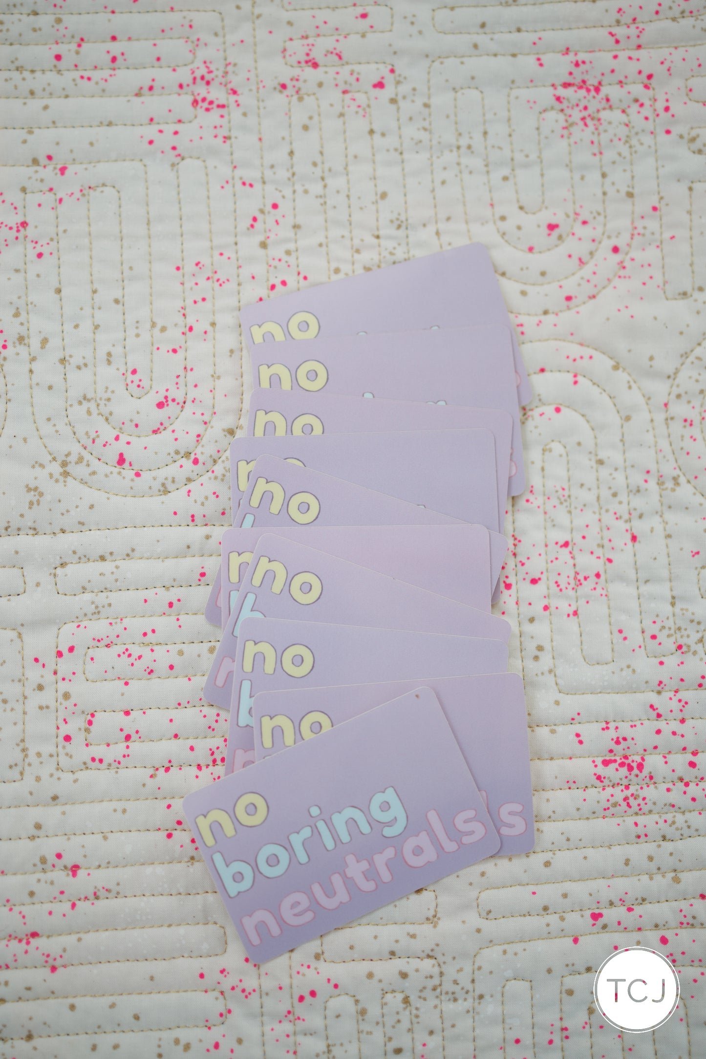 No Boring Neutrals Sticker
