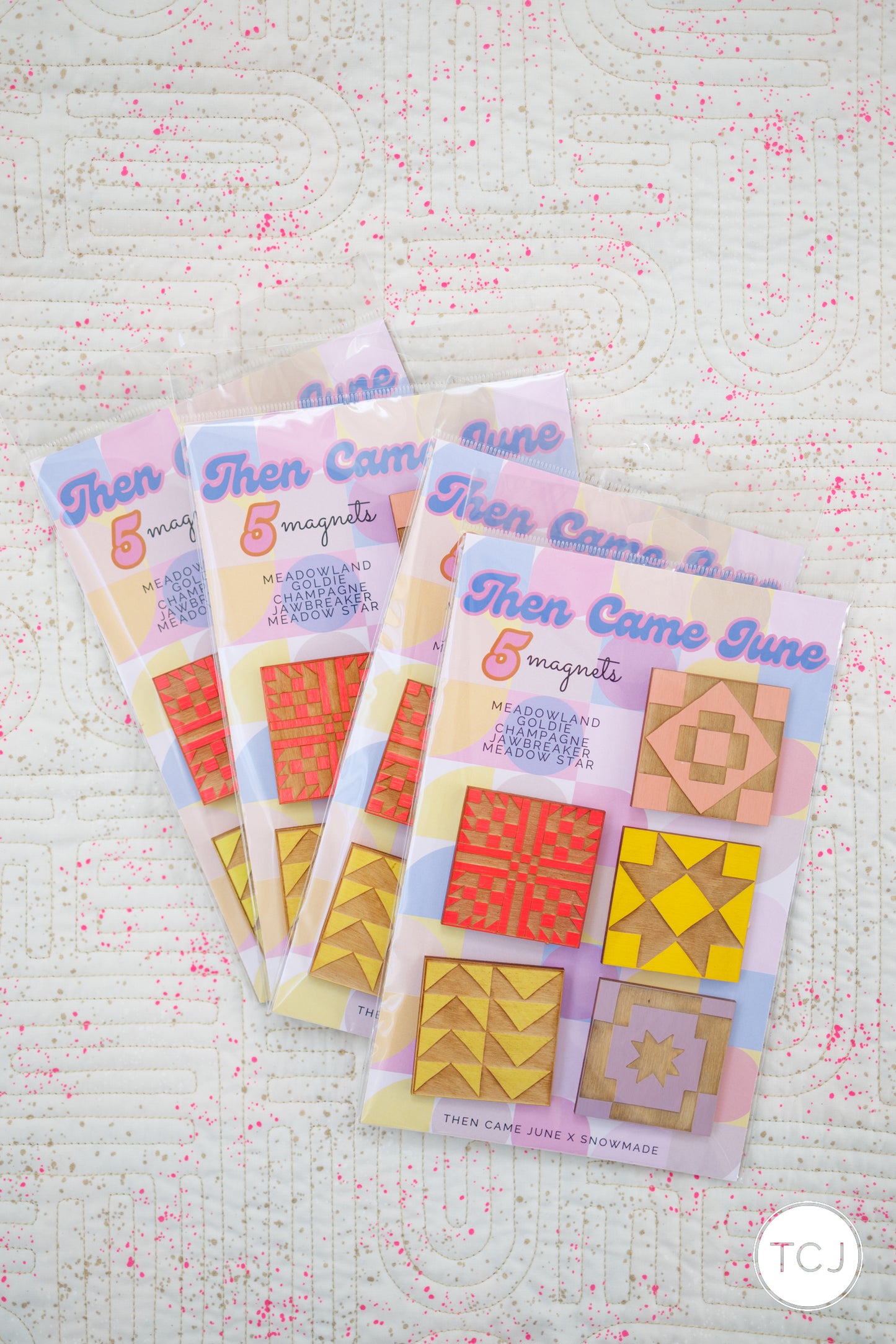 TCJ x Snowmade Quilt Block Magnet Pack