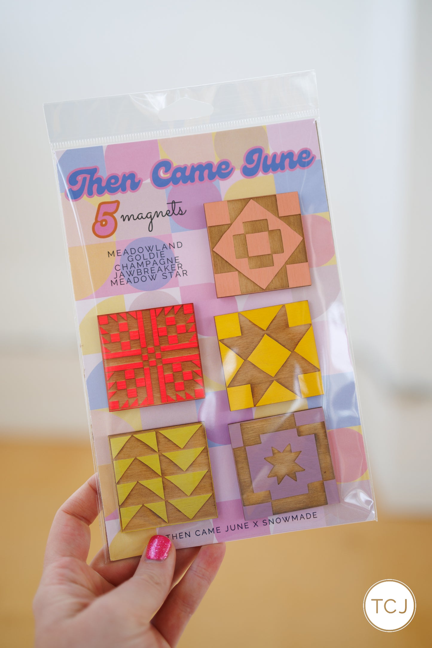 TCJ x Snowmade Quilt Block Magnet Pack