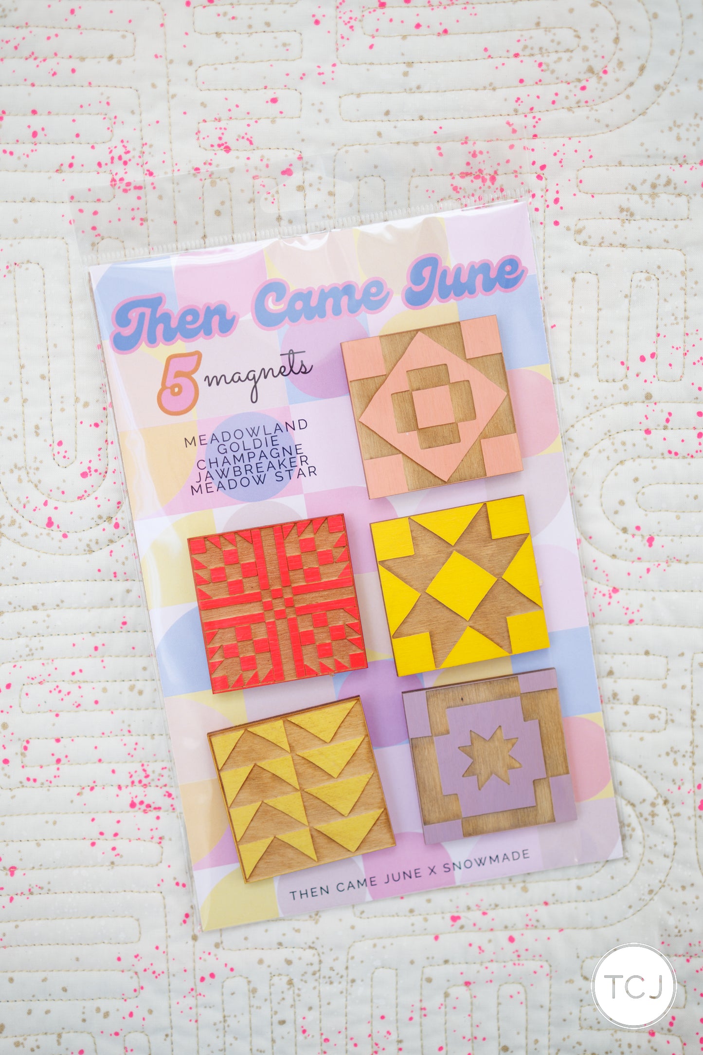 TCJ x Snowmade Quilt Block Magnet Pack