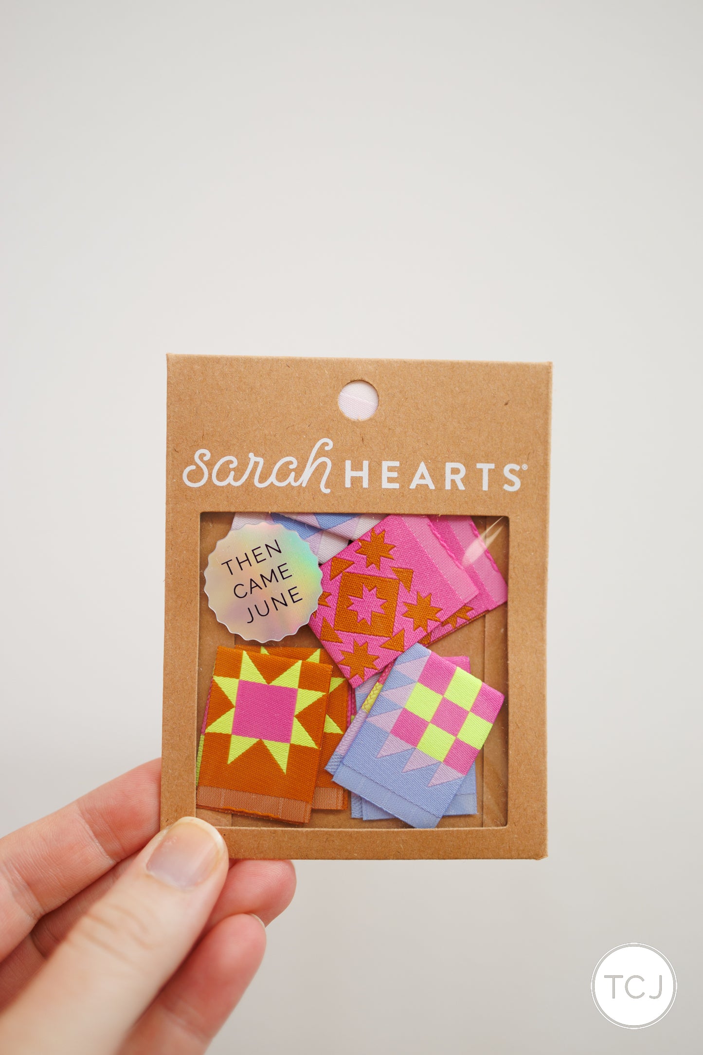 TCJ x Sarah Hearts Quilt Block Labels
