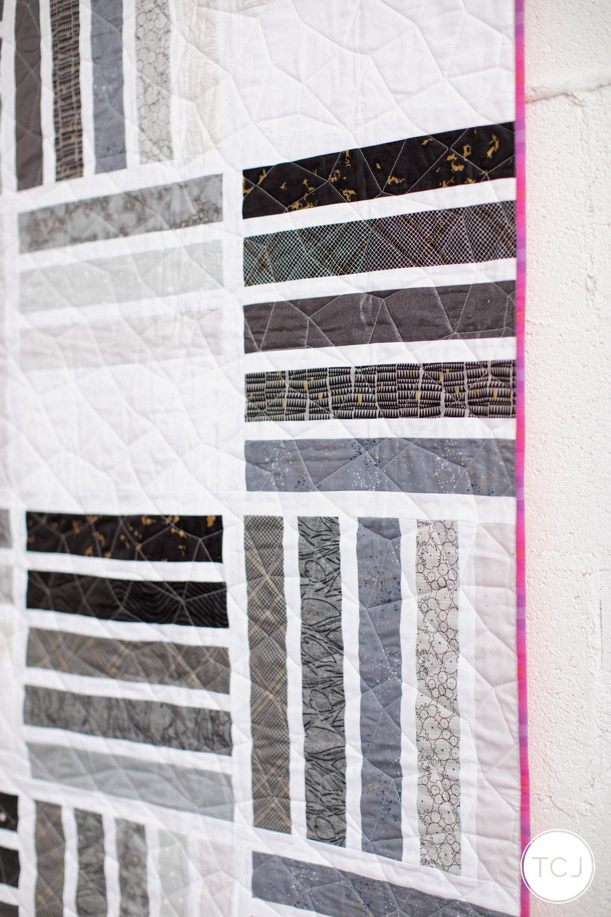 Blakely Quilt - Black and White