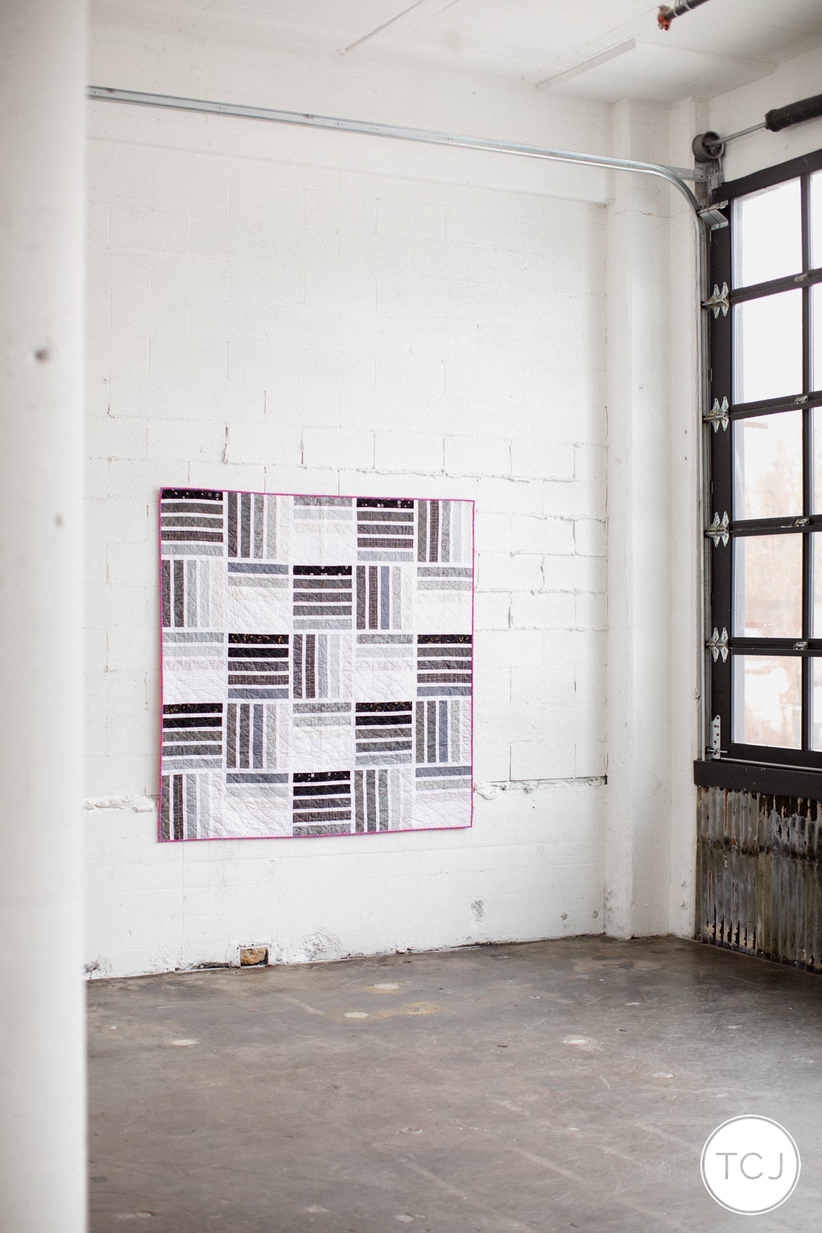 Blakely Quilt - Black and White