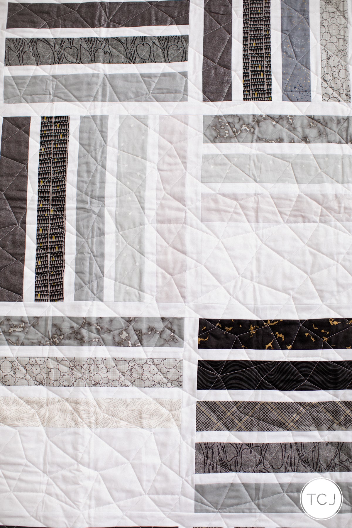 Blakely Quilt - Black and White