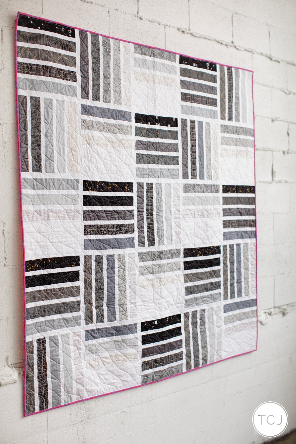 Blakely Quilt - Black and White
