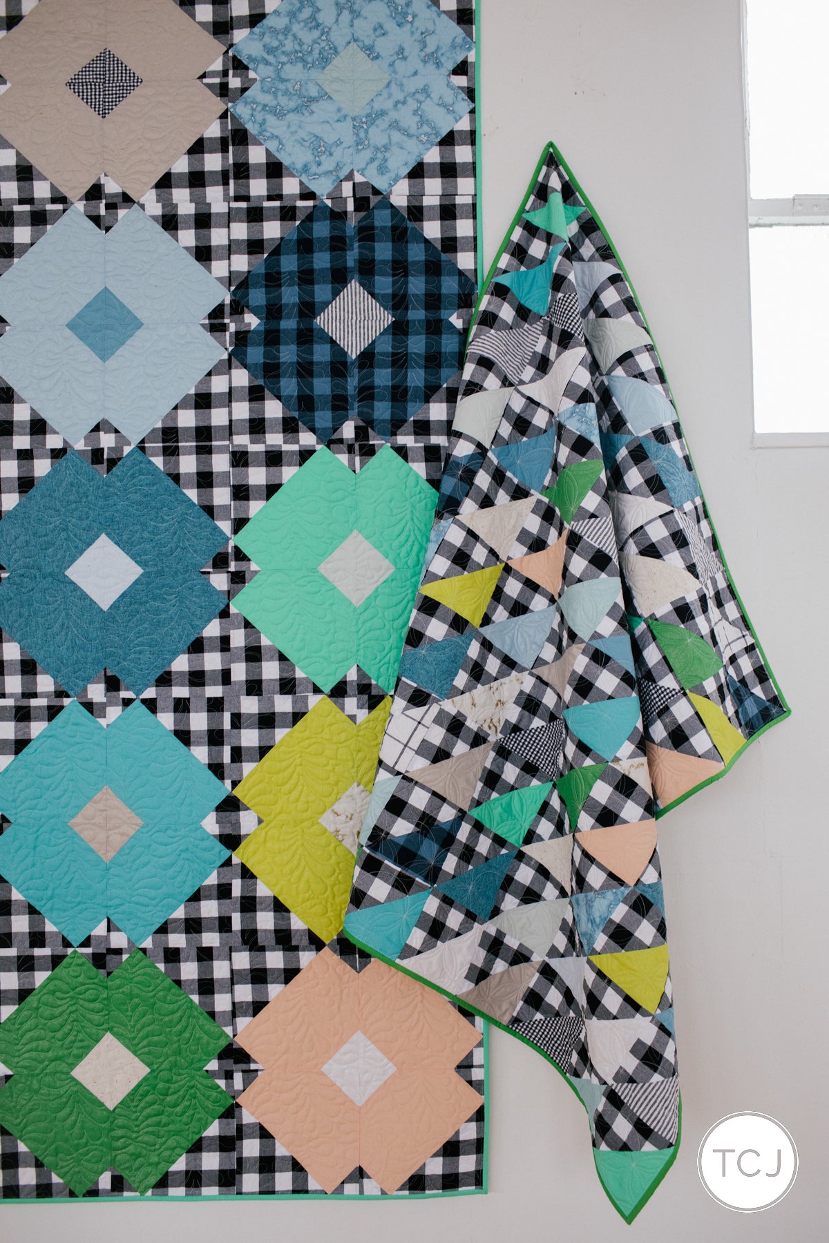 Flower Tile HST Quilt - Revive