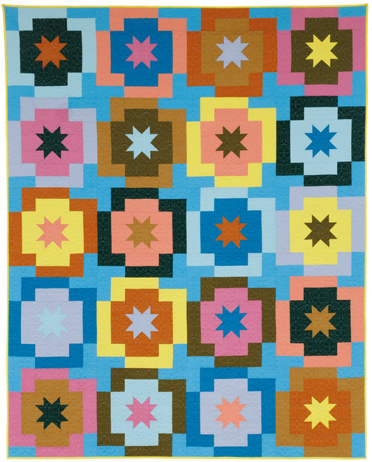 Meadow Star Quilt Pattern - PDF