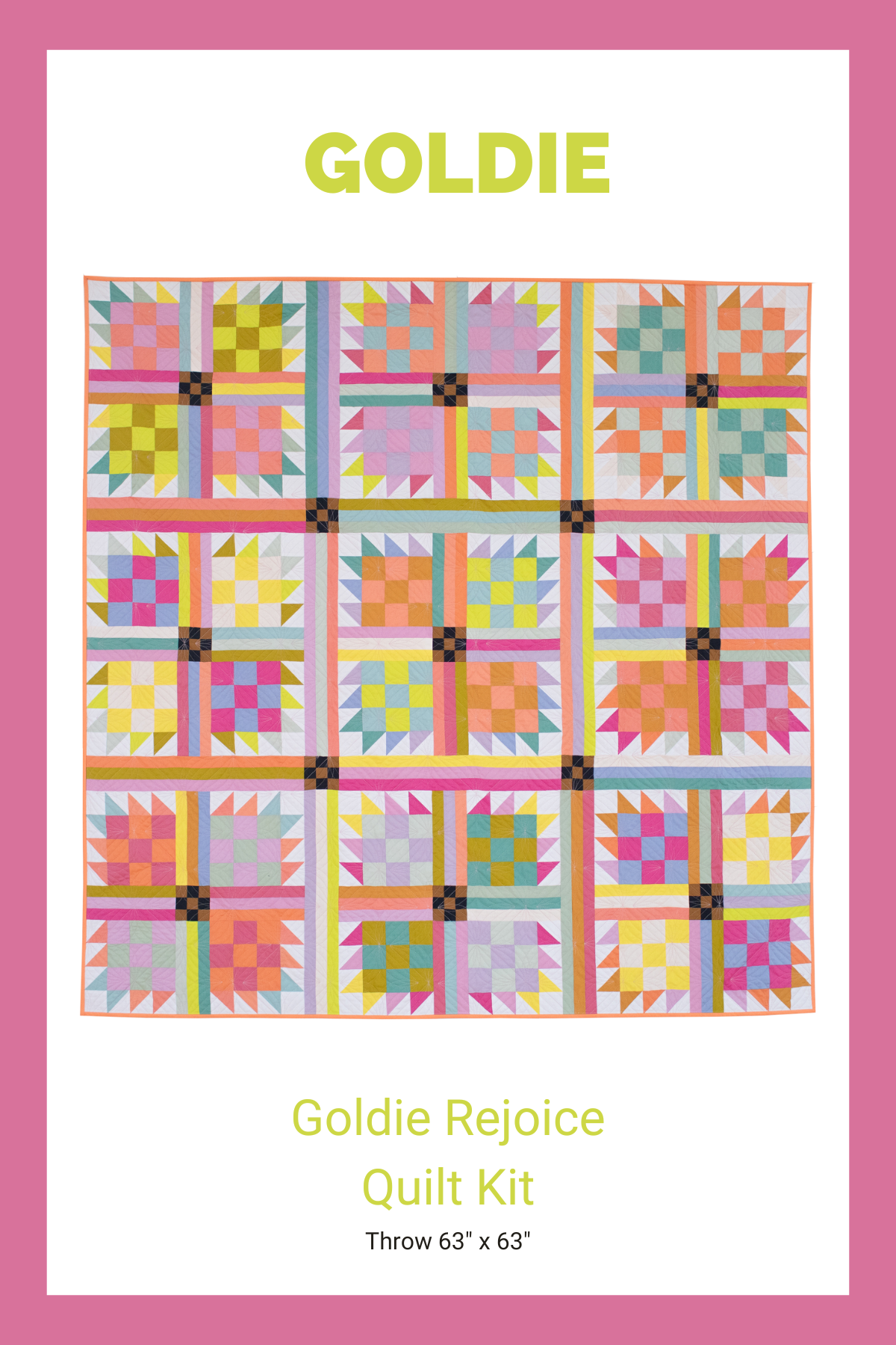 Goldie Quilt Kit - Rejoice