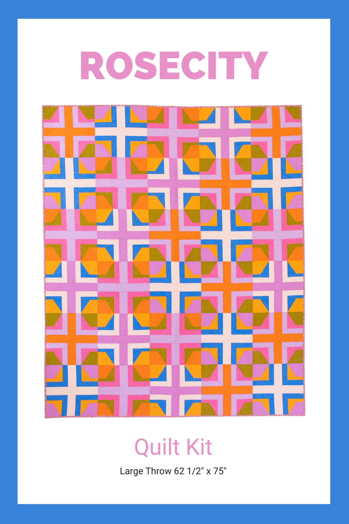 Rosecity Quilt Kit - Ruby + Bee Solids
