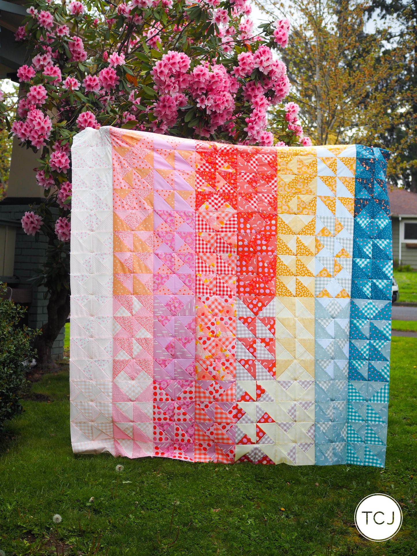 Color Chaos Quilt Pattern - Printed