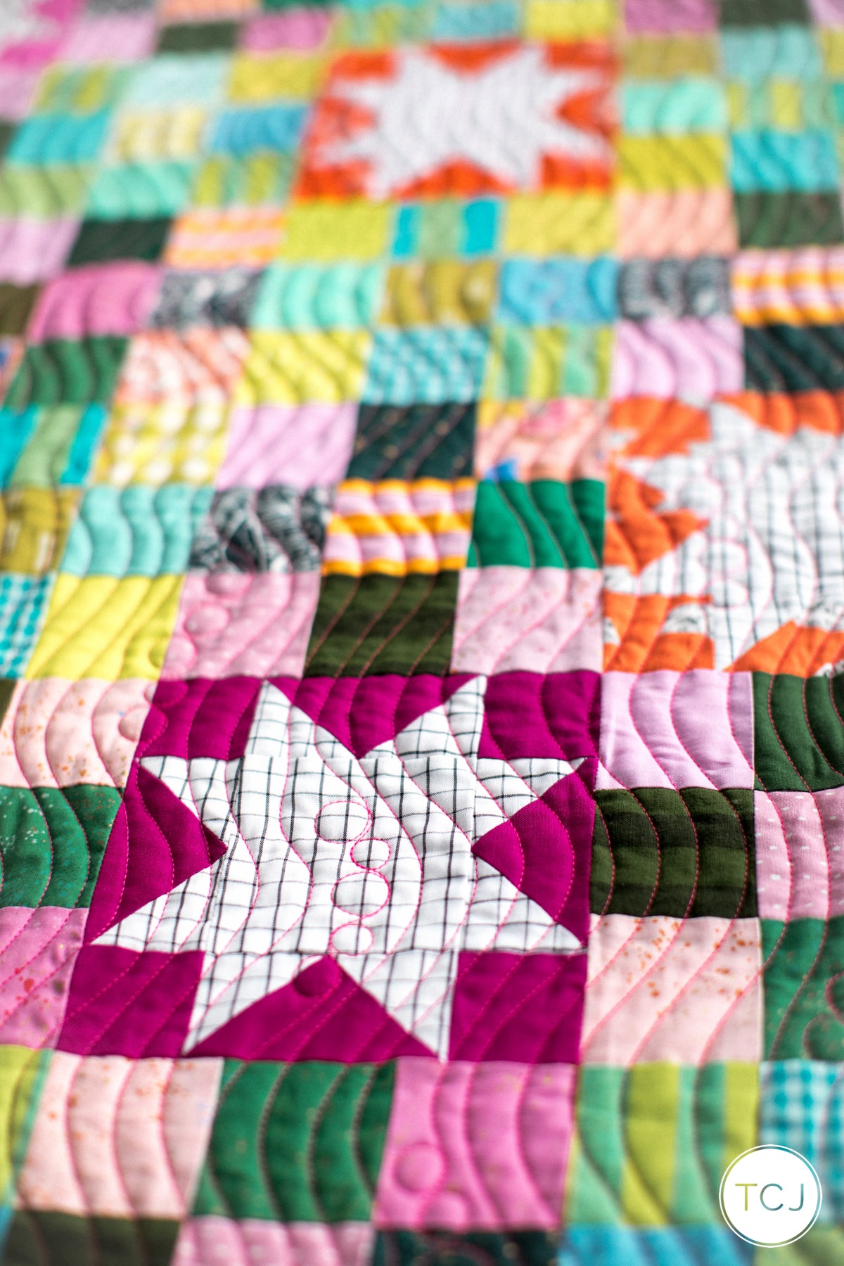 Campfire Glow Quilt Pattern - Printed