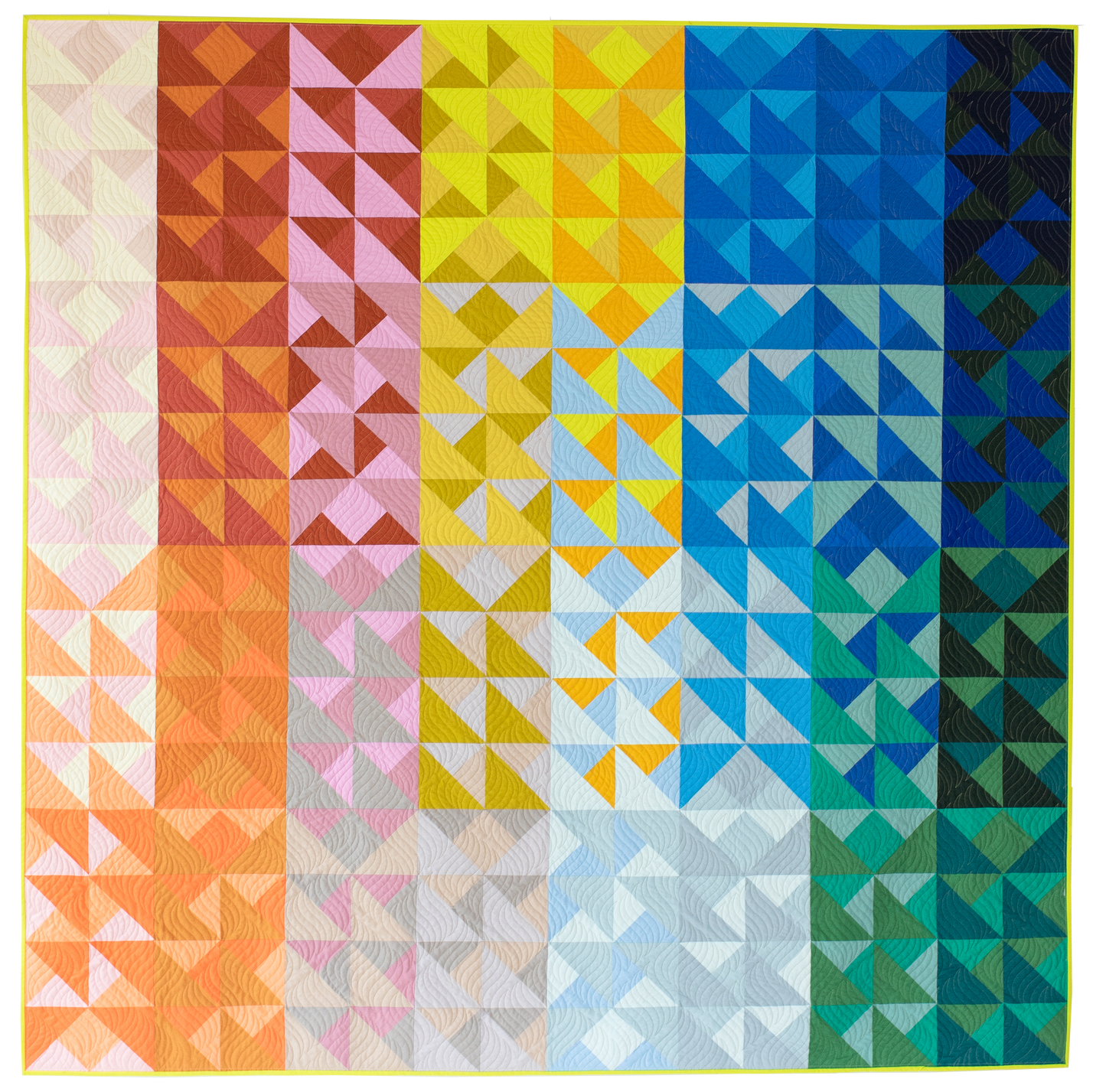 Color Chaos Quilt Pattern - PDF