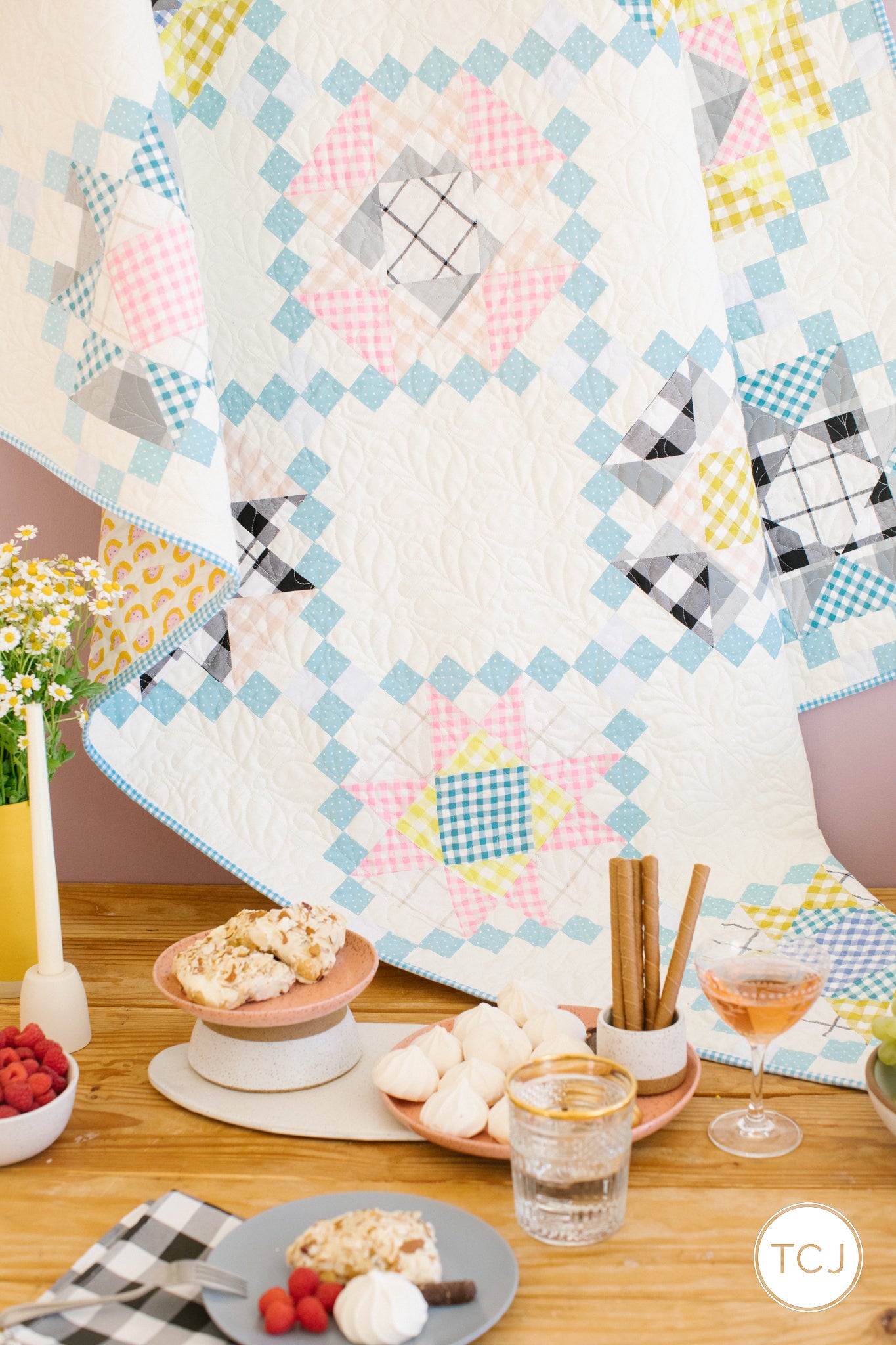 Champagne Quilt Pattern - Printed