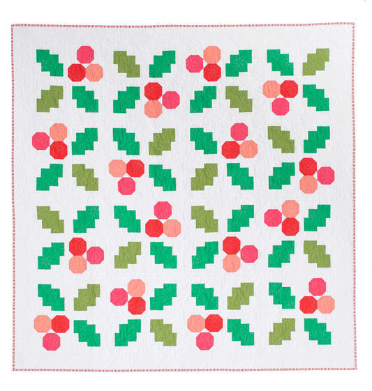 Holly Jolly Quilt Pattern - PDF