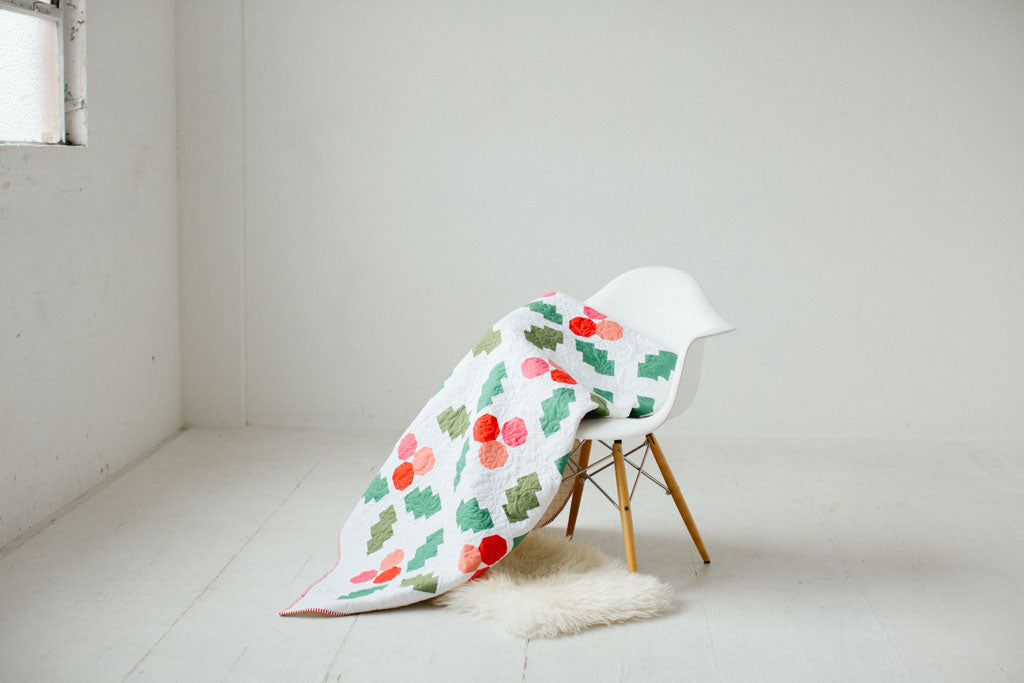 Holly Jolly Quilt Pattern - PDF