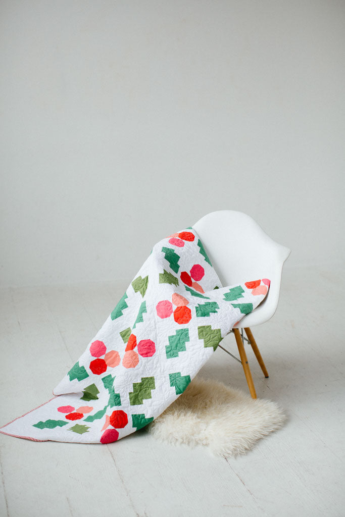 Holly Jolly Quilt Pattern - PDF