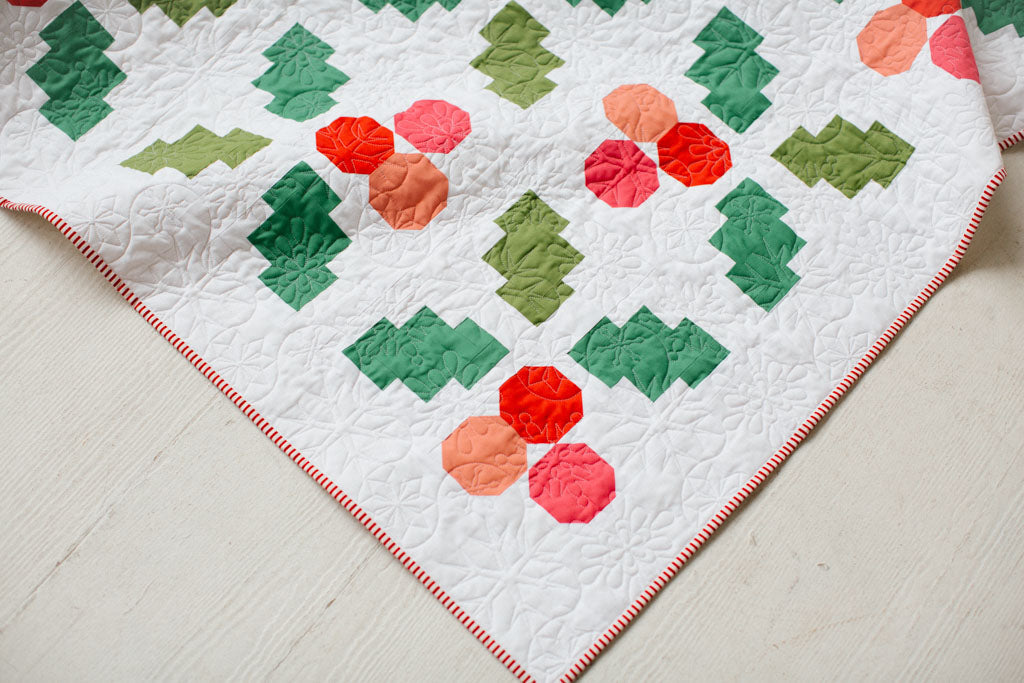 Holly Jolly Quilt Pattern - PDF