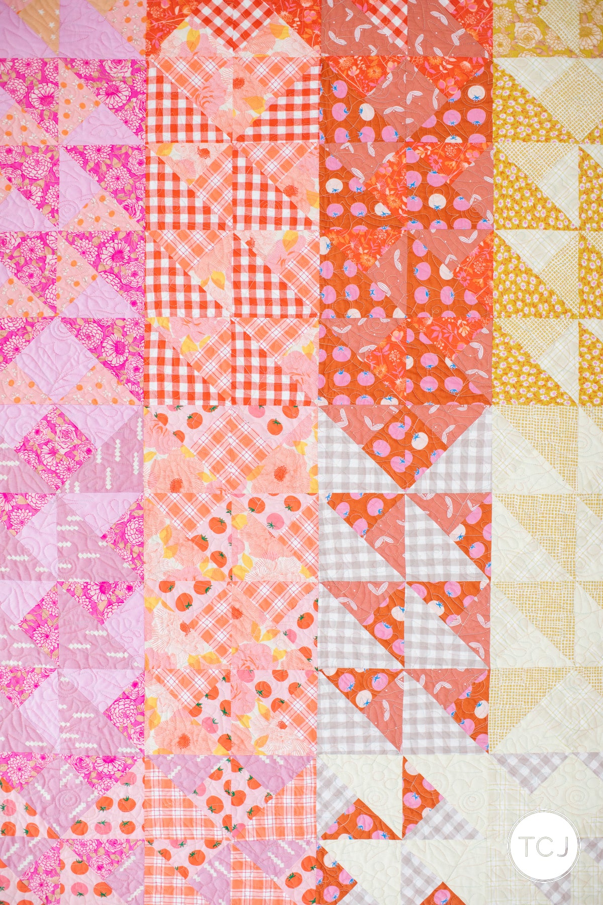 Color Chaos Quilt Pattern - PDF