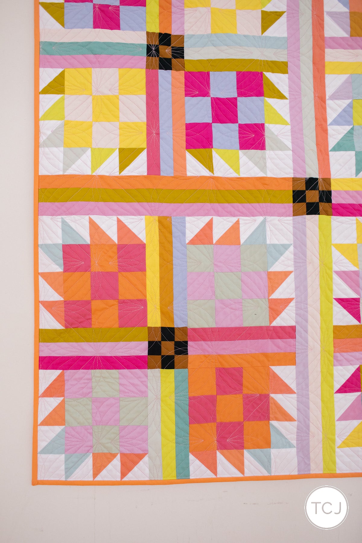 Kona Cotton Binding - Creamsicle - 1/2 yard cut