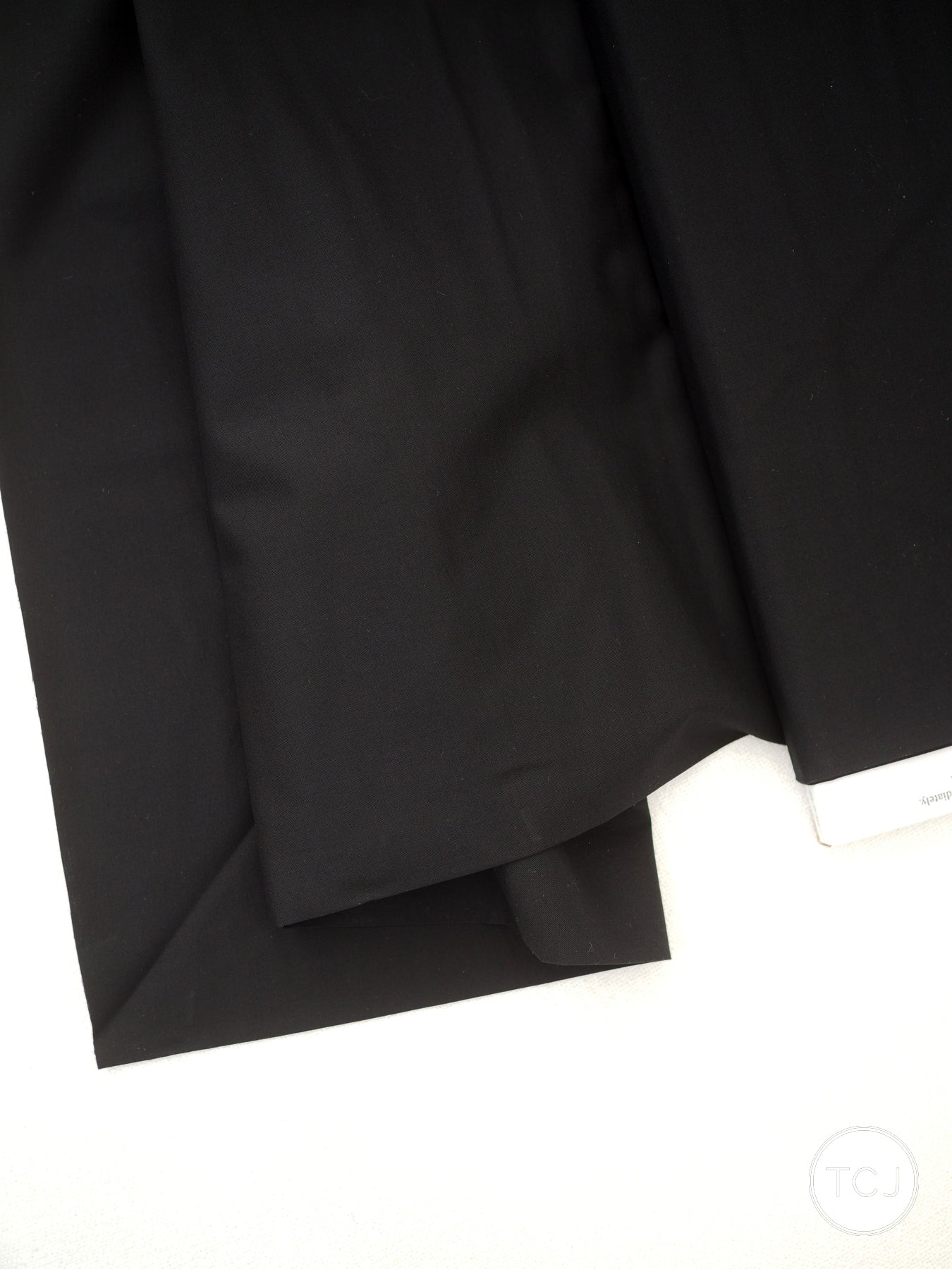 Bella Cotton Binding - Black - 1/2 yard cut
