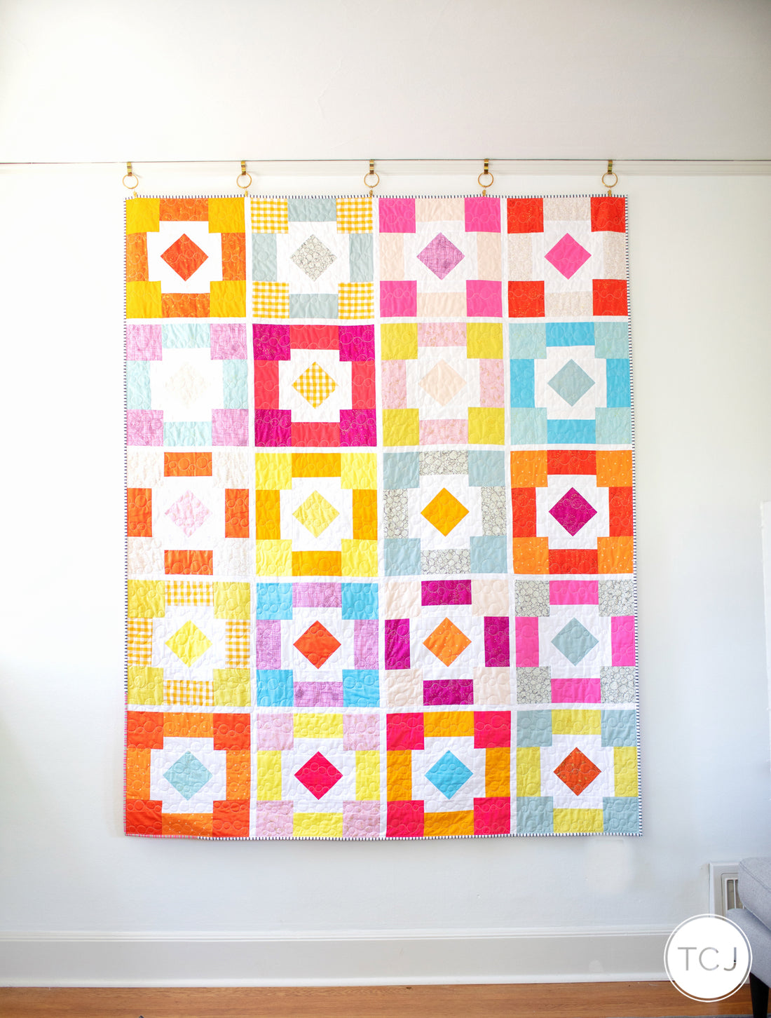 Backyard Party Quilt - the Bright One