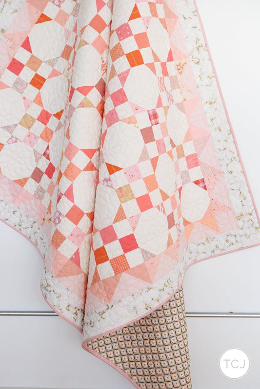 Barrett Quilt - the Scrappy Peach one