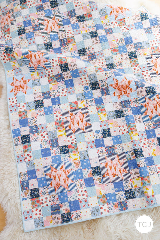Campfire Glow Quilt - the Fresh Start one