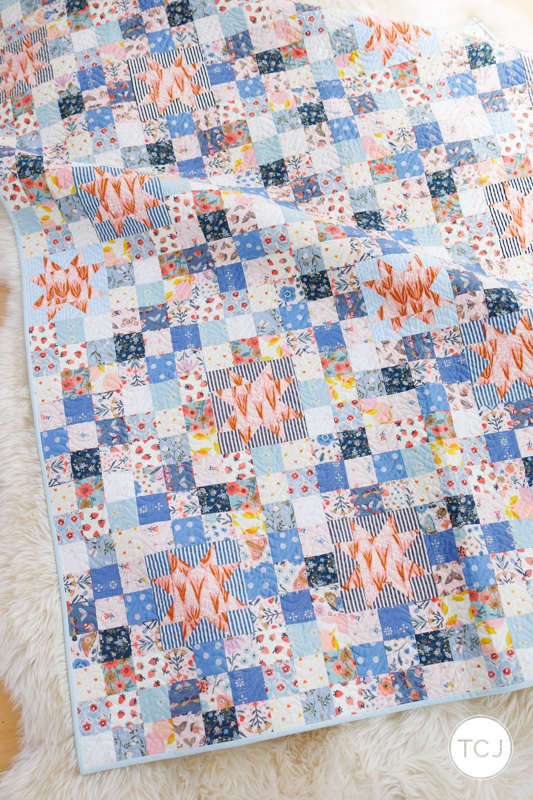 Campfire Glow Quilt - the Fresh Start one