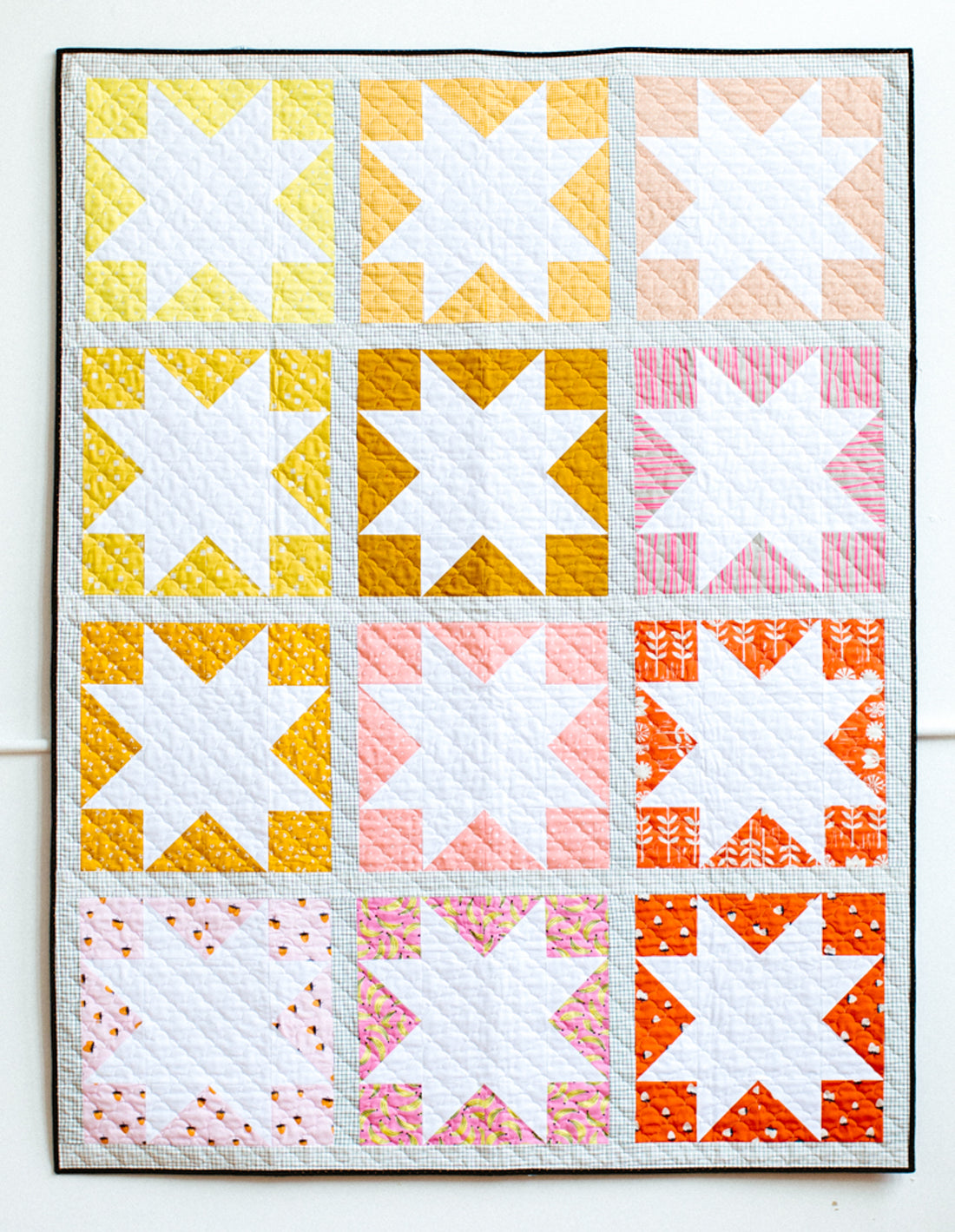Inside Out Star Quilt - the Scrappy One and my summer burnout