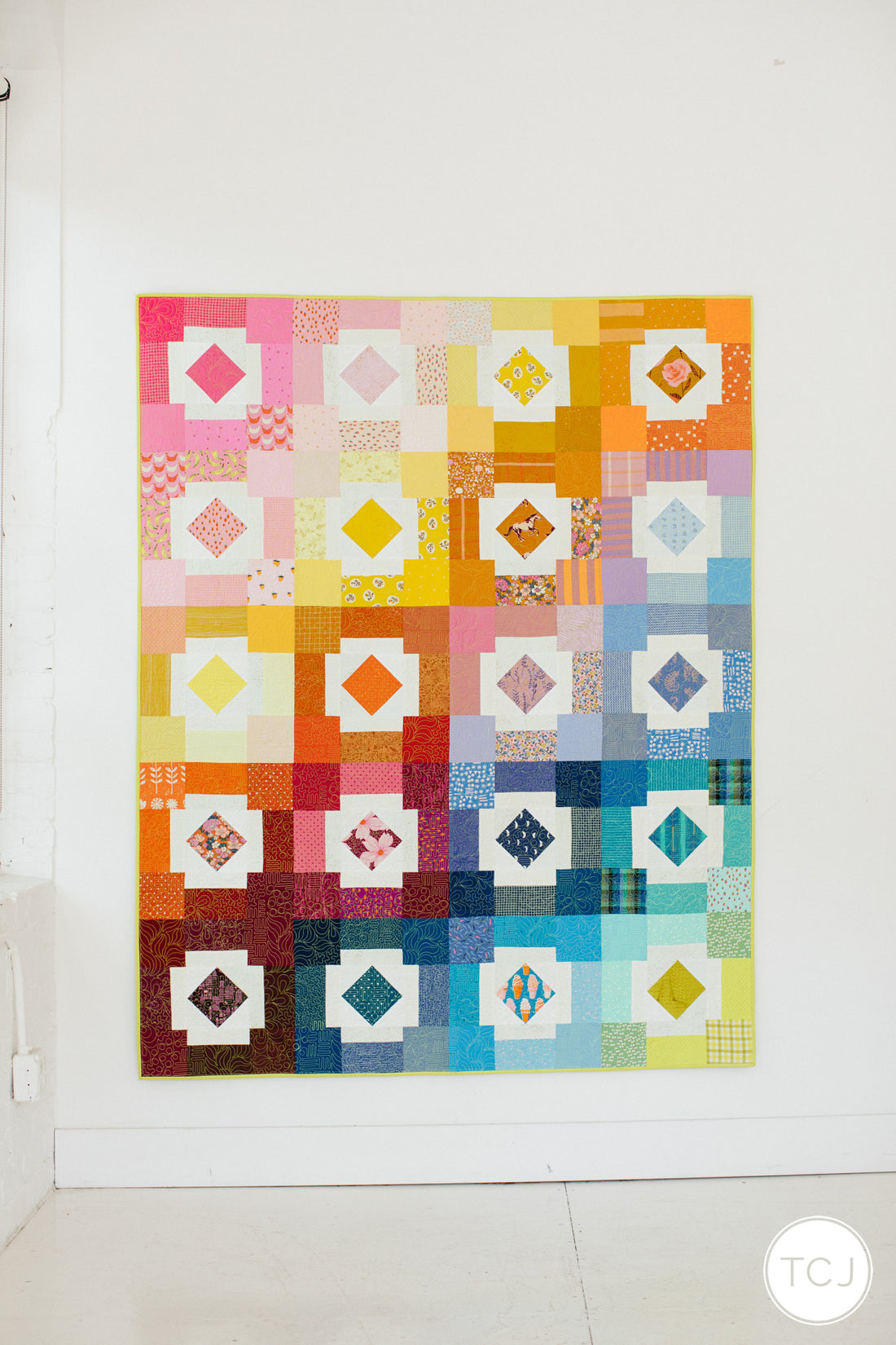 Backyard Party Quilt - The Rainbow One