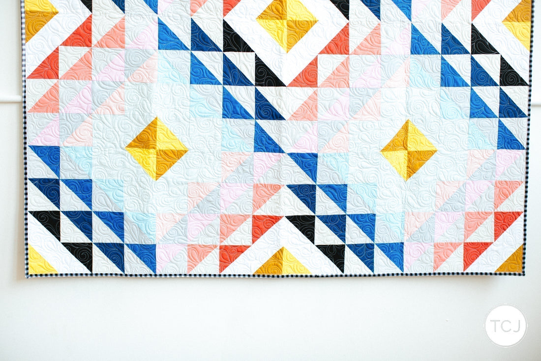 Diamond Ripples - the Scrappy Solids one