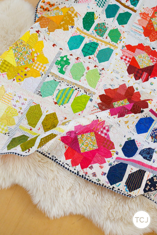 Petal Patch - the Scrappy Rainbow one