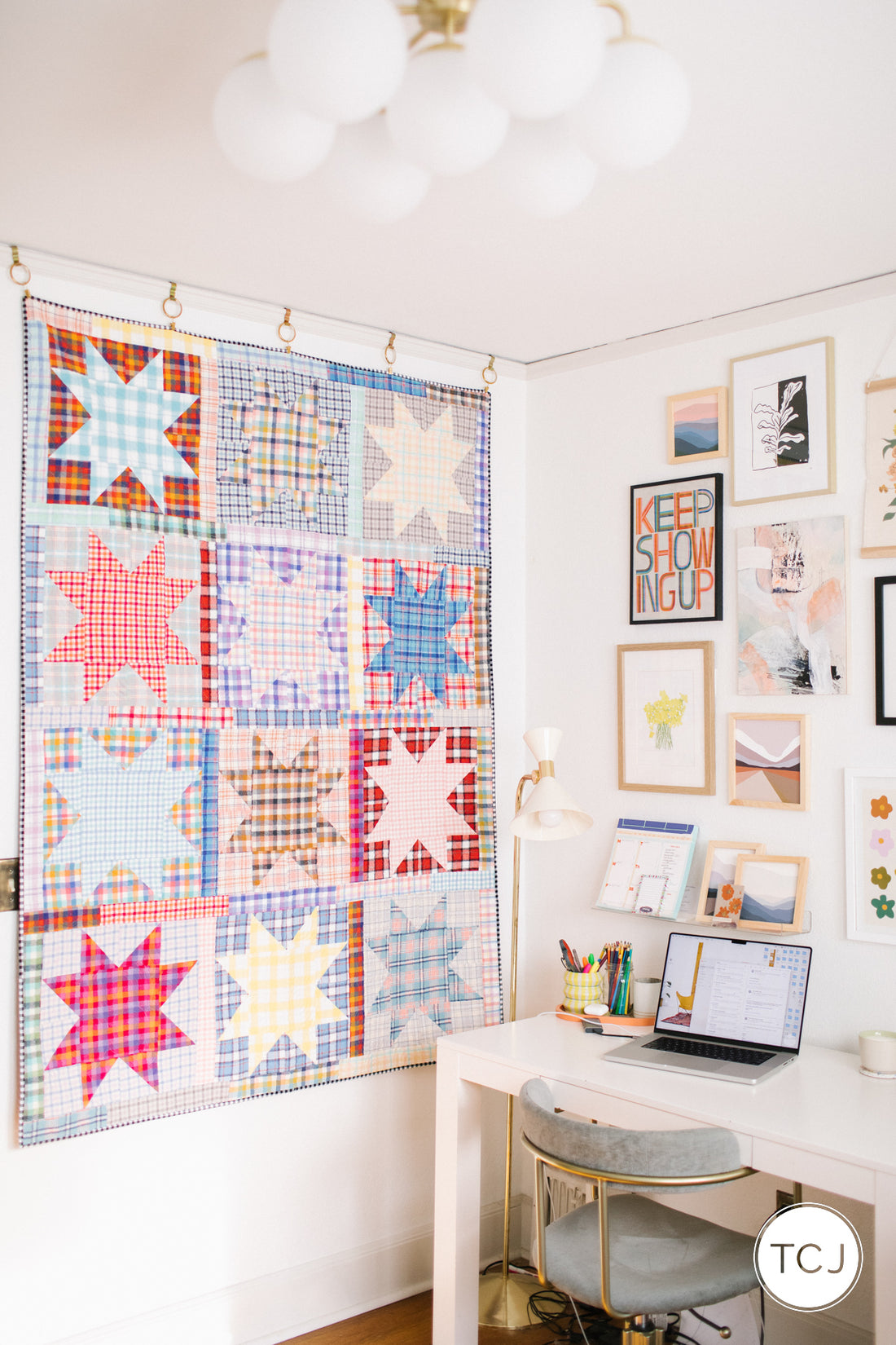 Inside Out Star Quilt - the Scrappy Flannel one
