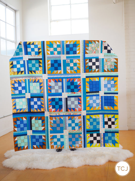 Goldie Quilt SAL - My Finished Top and the Winner!