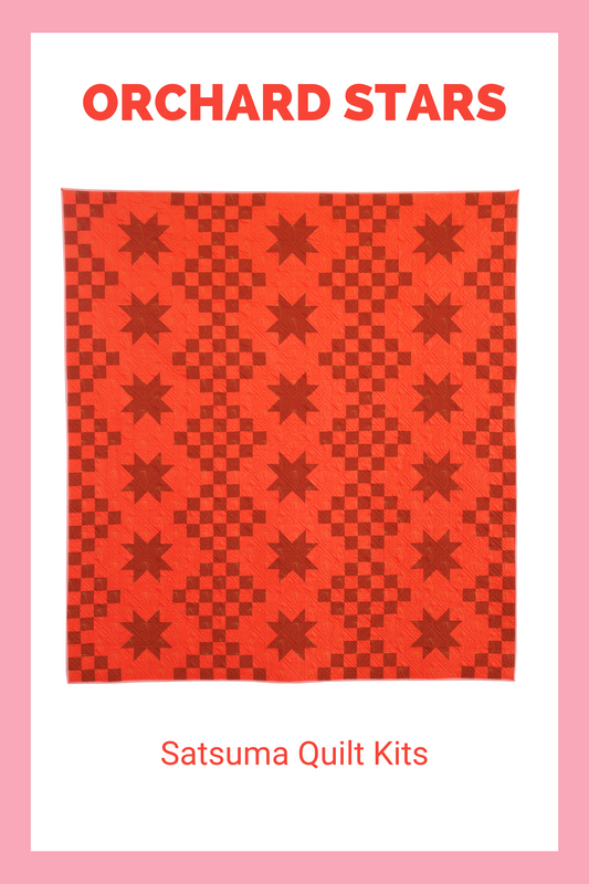 Orchard Stars Quilt Kit - Satsuma