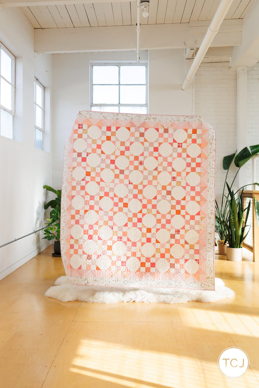 Barrett Quilt - Scrappy Peach